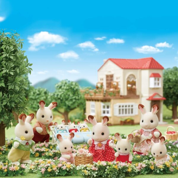 Calico Critters Chocolate Rabbit Family - Imagen 3