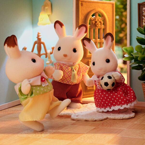 Calico Critters Chocolate Rabbit Family - Imagen 2